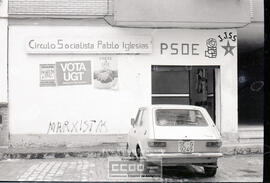 Pintadas en el local del Circulo Socialista Pablo Iglesias – Foto 4