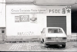 Pintadas en el local del Circulo Socialista Pablo Iglesias – Foto 7