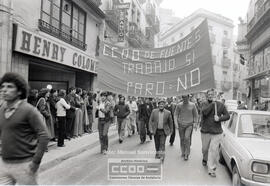 Manifestación de trabajadores de Fuentes de Andalucía contra el paro – Foto 3