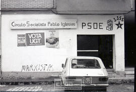 Pintadas en el local del Circulo Socialista Pablo Iglesias – Foto 2