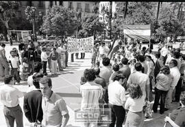 Manifestación – concentración de vecinos exigiendo instalaciones deportivas en los barrios – Foto 22