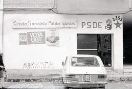 Pintadas en el local del Circulo Socialista Pablo Iglesias – Foto 3