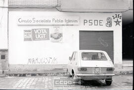 Pintadas en el local del Circulo Socialista Pablo Iglesias – Foto 5
