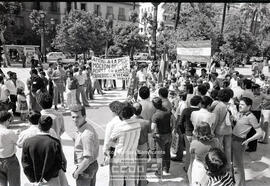 Manifestación – concentración de vecinos exigiendo instalaciones deportivas en los barrios – Foto 20